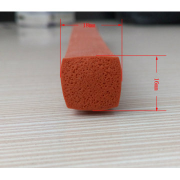 Silicone Extrusion Silicone Foam Strips with Different Sizes
